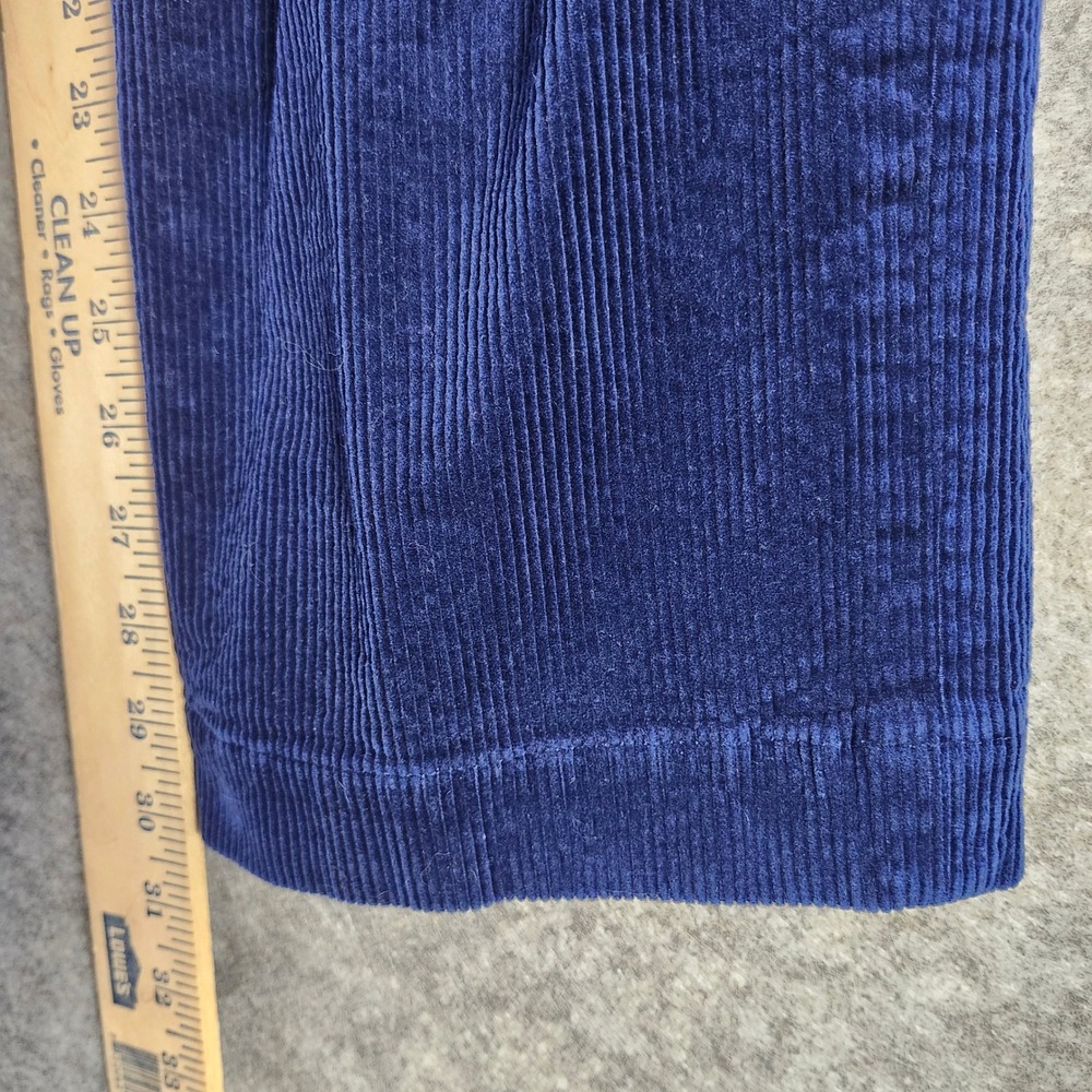 VTG Polo Ralph Lauren Men Royal Blue Corduroy Pants Classic Fit 36x30 Rare Y2K - Picture 4 of 16